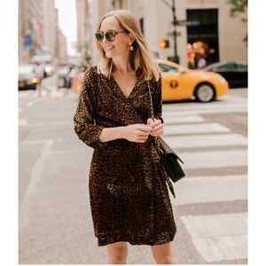 J. Crew Leopard Print Dress